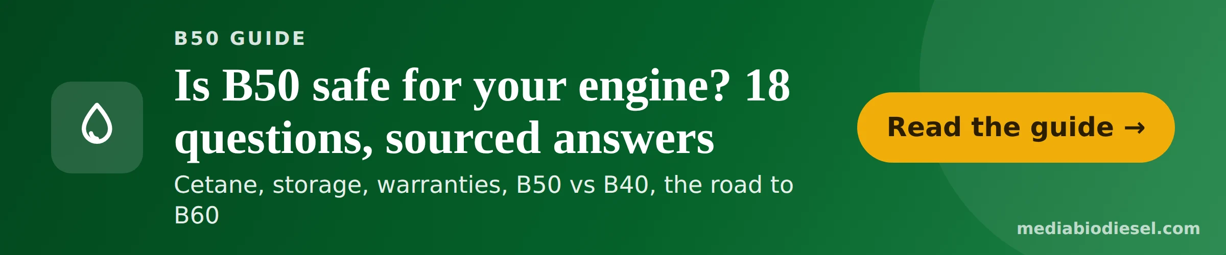 B50 guide: 18 questions with sourced answers